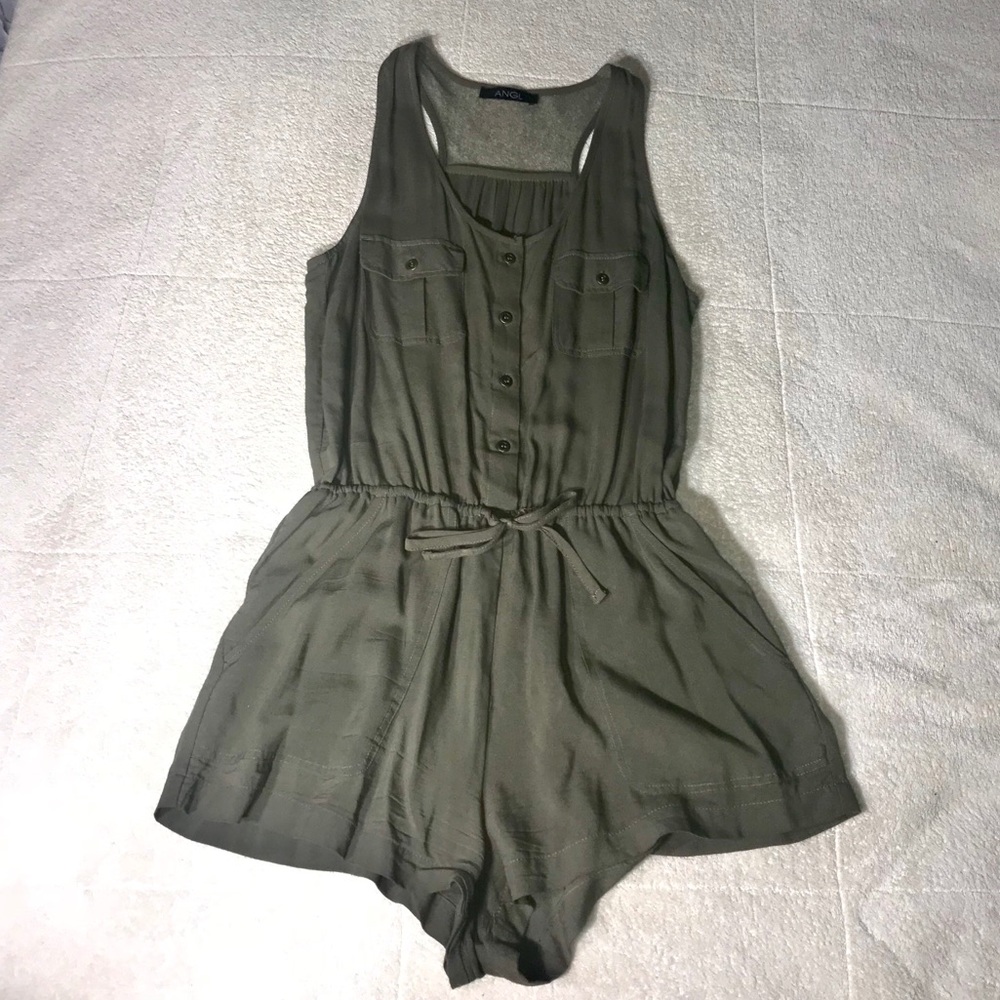 Green romper from Angl